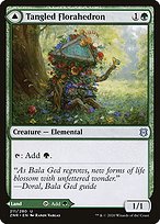 Magic the Gathering Card - Tangled Florahedron // Tangled Vale - MTG Circle