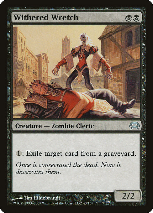 Magic the Gathering Card - Withered Wretch - MTG Circle