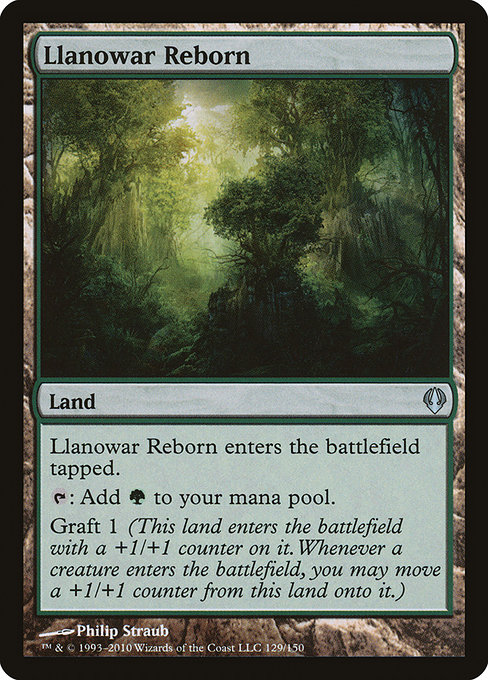 Magic the Gathering Card - Llanowar Reborn - MTG Circle