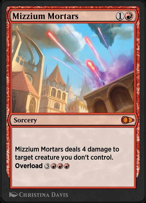 Magic the Gathering Card - Mizzium Mortars - MTG Circle