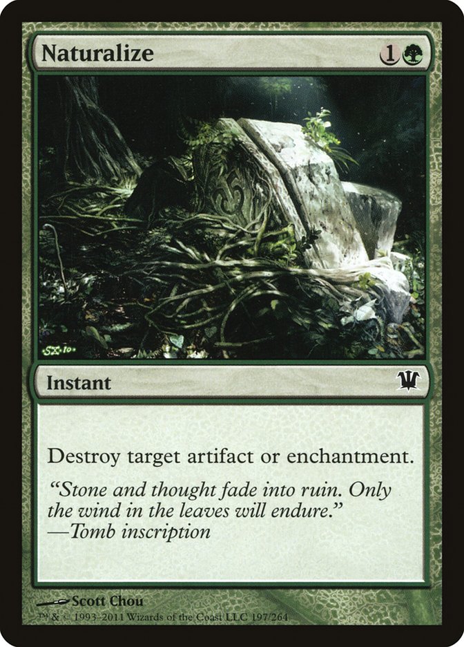 Magic the Gathering Card - Naturalize - MTG Circle