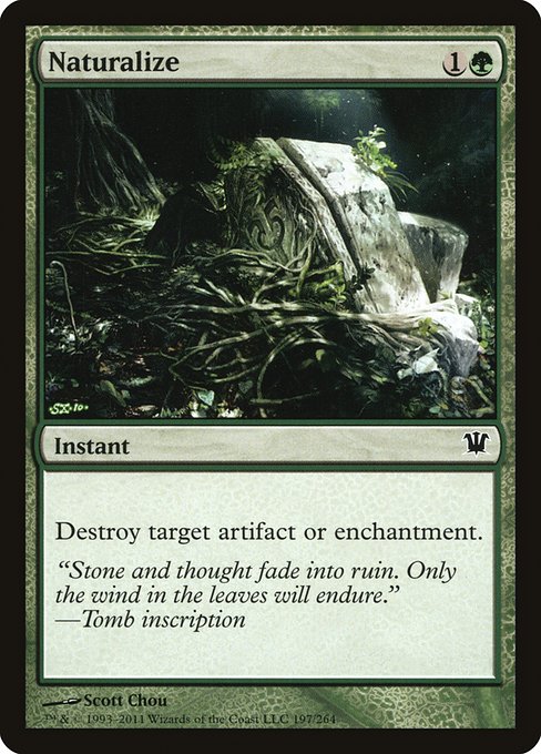 Magic the Gathering Card - Naturalize - MTG Circle