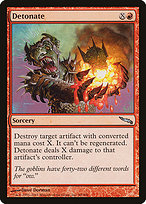 Magic the Gathering Card - Detonate - MTG Circle