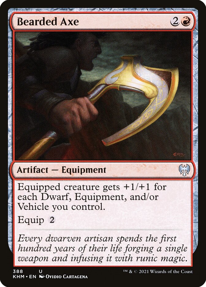 Magic the Gathering Card - Bearded Axe - MTG Circle