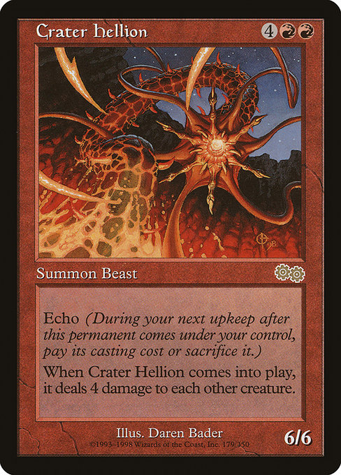 Magic the Gathering Card - Crater Hellion - MTG Circle