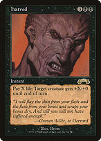 Magic the Gathering Card - Hatred - MTG Circle