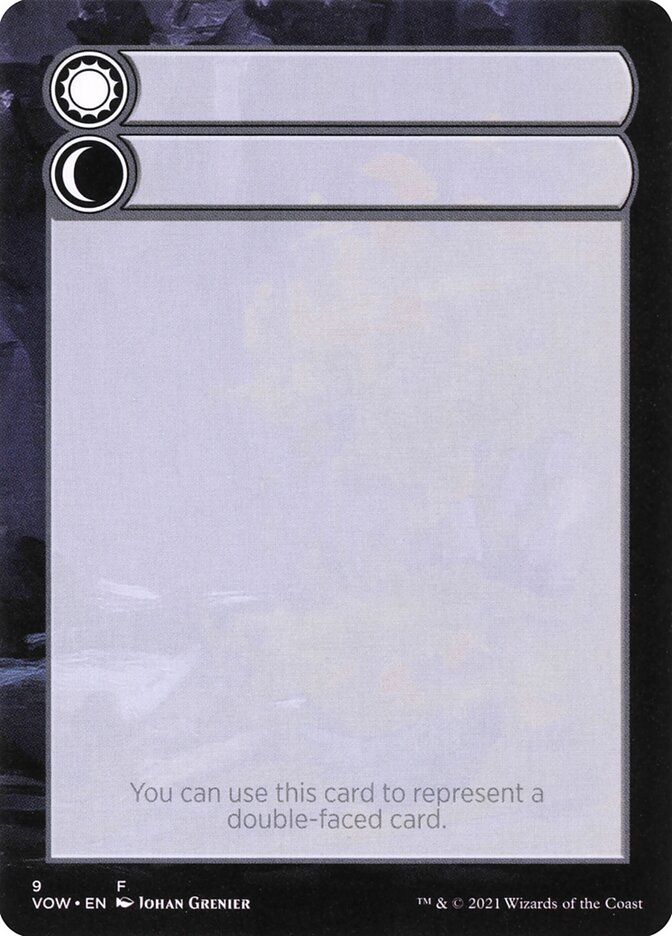 Magic the Gathering Card - Double-Faced Substitute Card - MTG Circle
