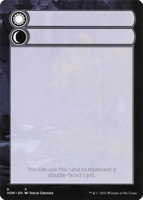 Magic the Gathering Card - Double-Faced Substitute Card - MTG Circle