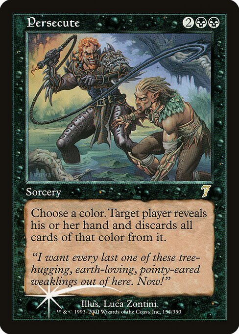 Magic the Gathering Card - Persecute - MTG Circle