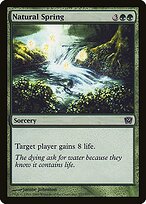 Magic the Gathering Card - Natural Spring - MTG Circle