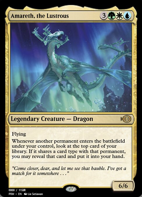 Magic the Gathering Card - Amareth, the Lustrous - MTG Circle