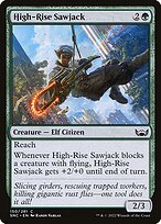 Magic the Gathering Card - High-Rise Sawjack - MTG Circle