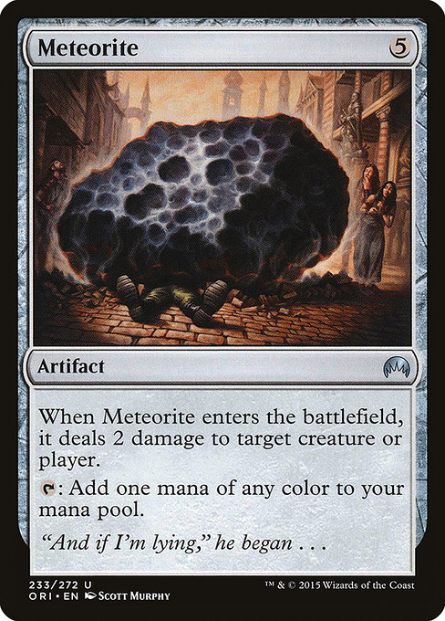 Magic the Gathering Card - Meteorite - MTG Circle