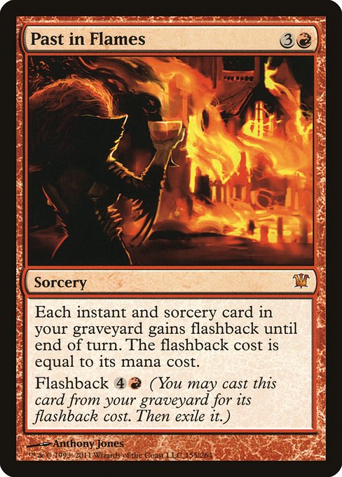 Magic the Gathering Card - Past in Flames - MTG Circle