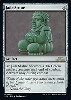 Magic the Gathering Card - Jade Statue - MTG Circle