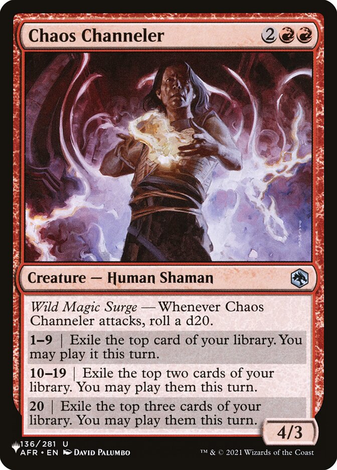 Magic the Gathering Card - Chaos Channeler - MTG Circle