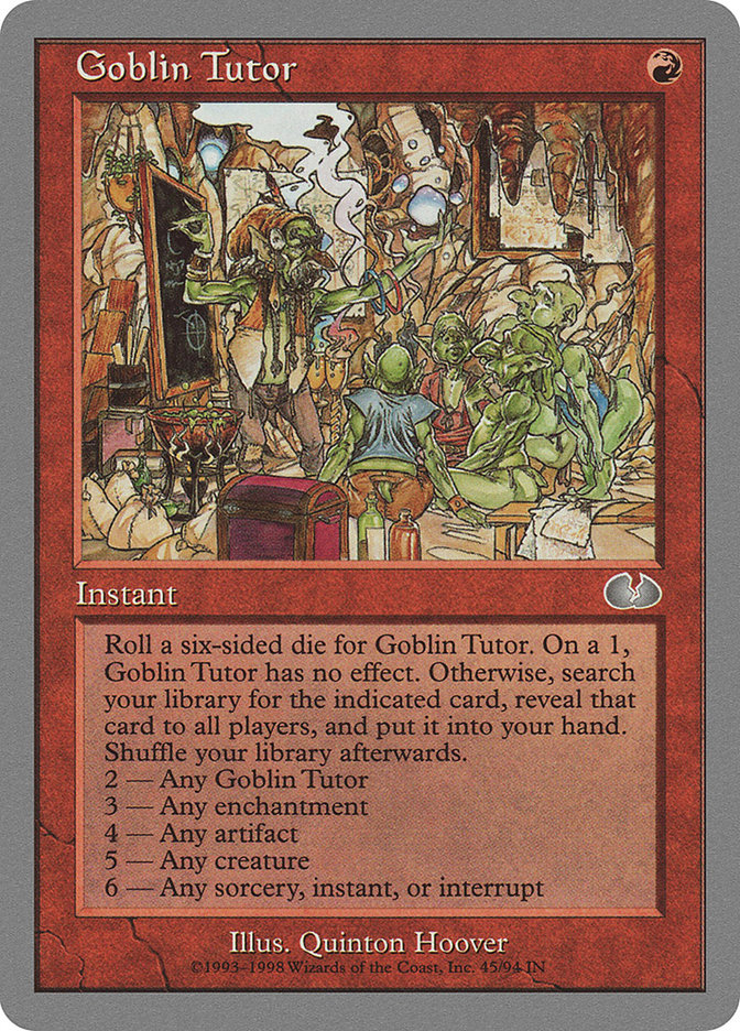 Magic the Gathering Card - Goblin Tutor - MTG Circle