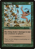 Magic the Gathering Card - Bee Sting - MTG Circle