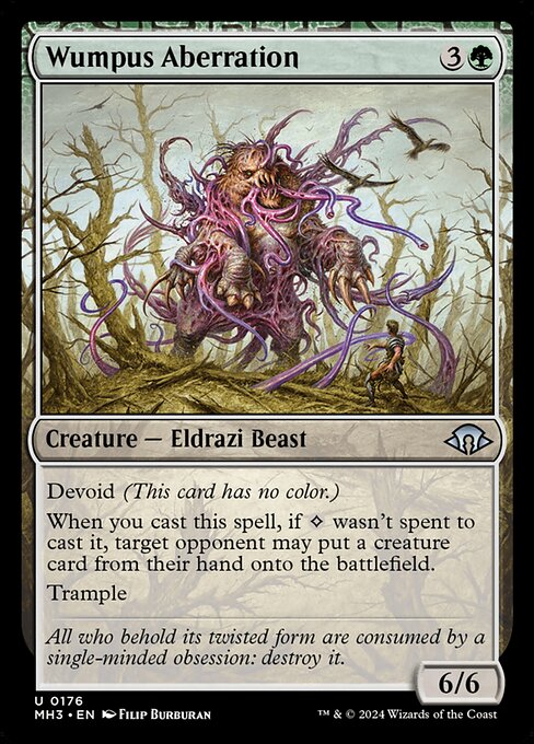 Magic the Gathering Card - Wumpus Aberration - MTG Circle