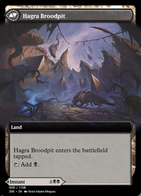 Magic the Gathering Card - Hagra Broodpit - MTG Circle