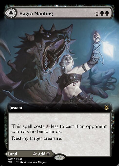 Magic the Gathering Card - Hagra Mauling - MTG Circle