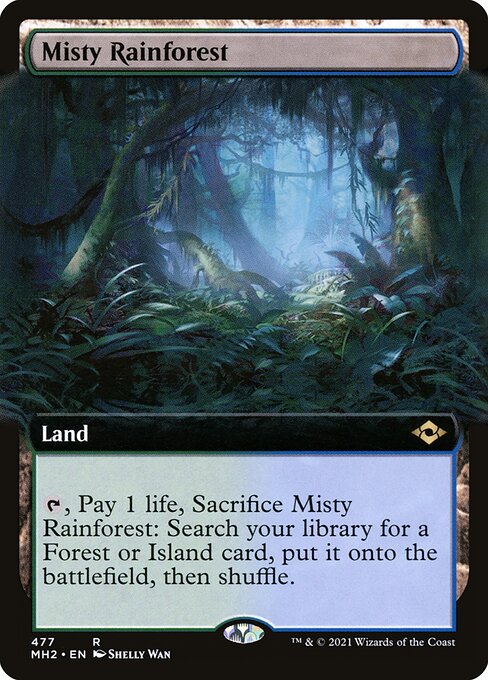 Magic the Gathering Card - Misty Rainforest - MTG Circle