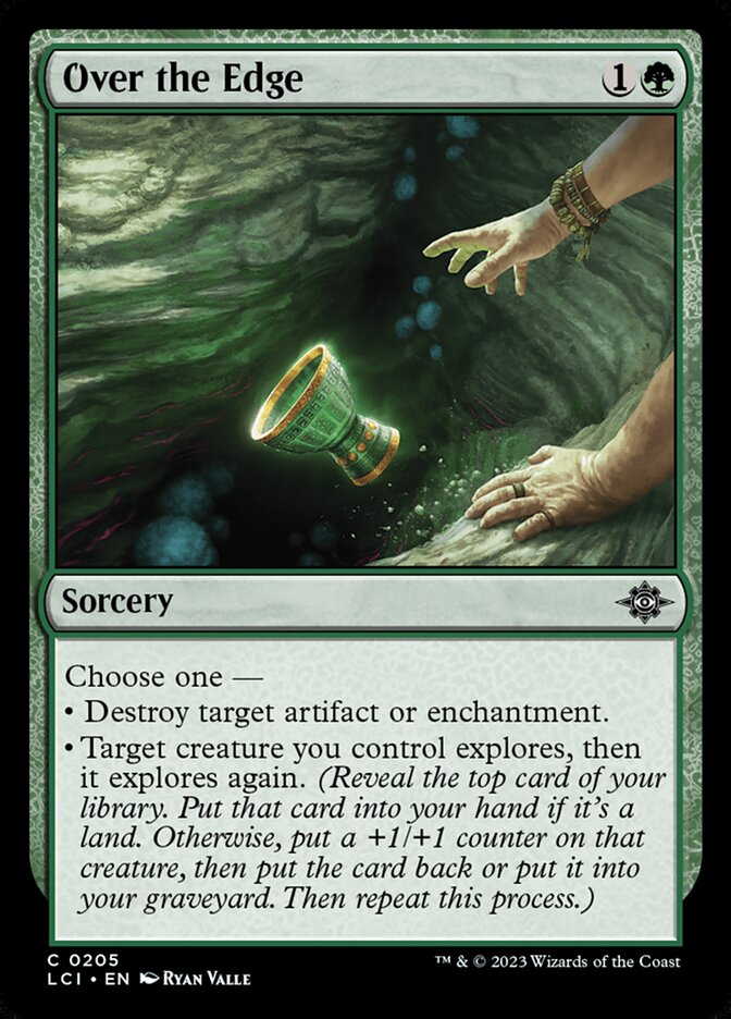 Magic the Gathering Card - Over the Edge - MTG Circle