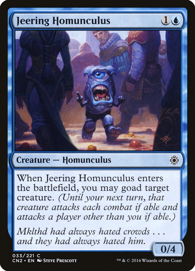 Magic the Gathering Card - Jeering Homunculus - MTG Circle