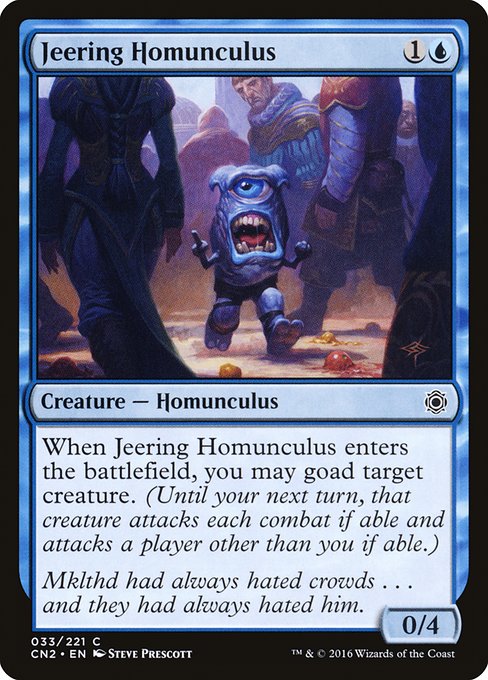 Magic the Gathering Card - Jeering Homunculus - MTG Circle