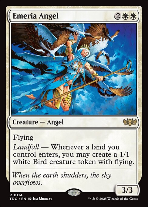 Magic the Gathering Card - Emeria Angel - MTG Circle