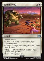 Magic the Gathering Card - Battle Menu - MTG Circle