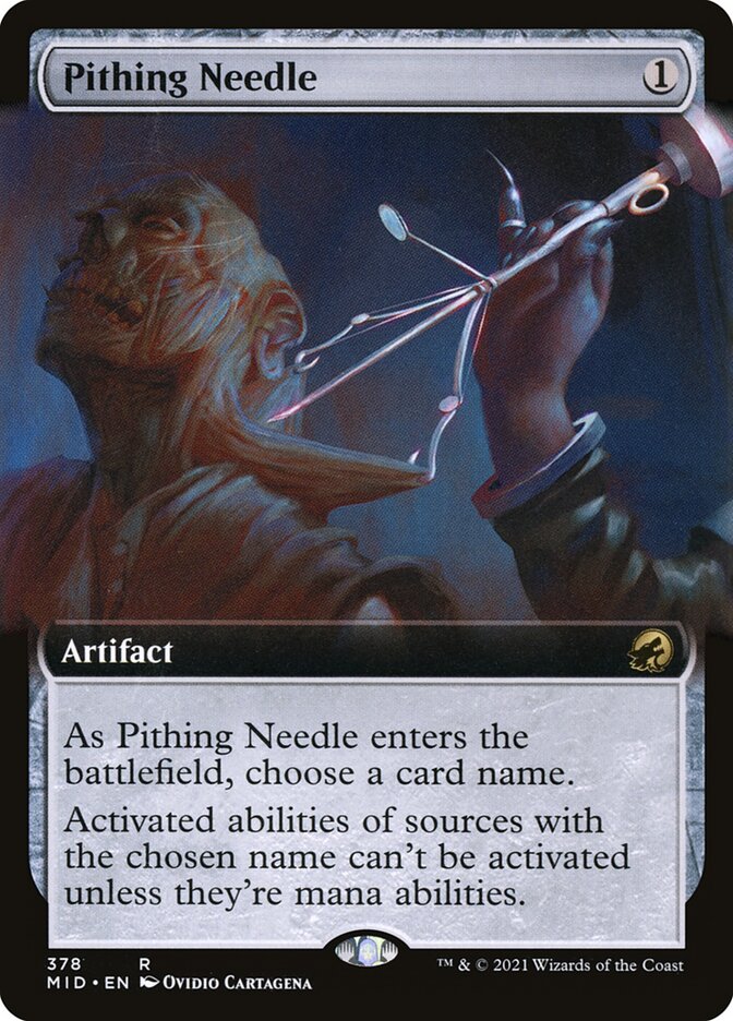 Magic the Gathering Card - Pithing Needle - MTG Circle