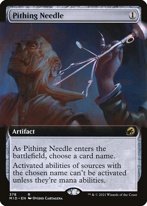Magic the Gathering Card - Pithing Needle - MTG Circle