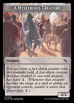 Magic the Gathering Card - A Mysterious Creature - MTG Circle