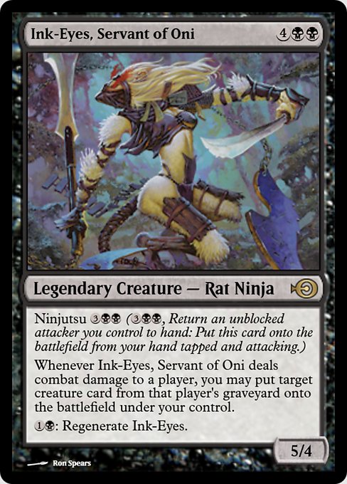Magic the Gathering Card - Ink-Eyes, Servant of Oni - MTG Circle