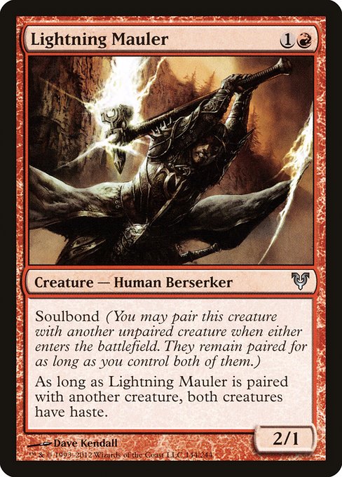 Magic the Gathering Card - Lightning Mauler - MTG Circle