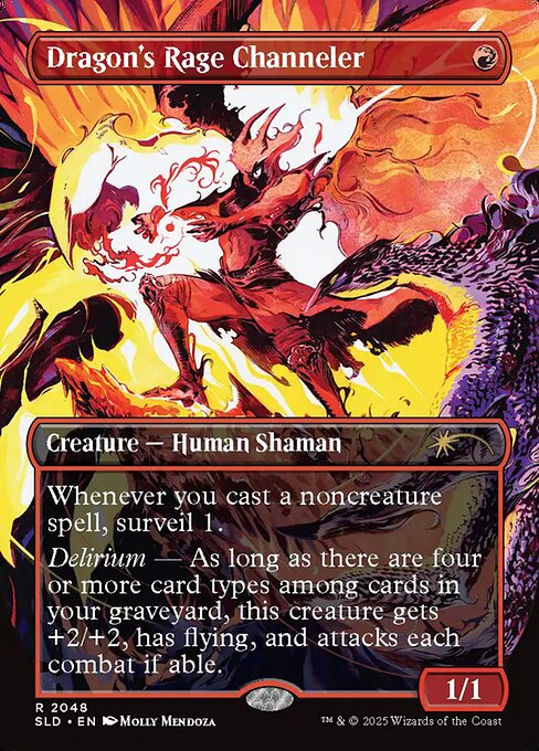 Magic the Gathering Card - Dragon's Rage Channeler - MTG Circle