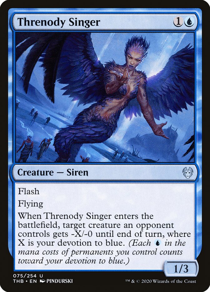 Magic the Gathering Card - Threnody Singer - MTG Circle
