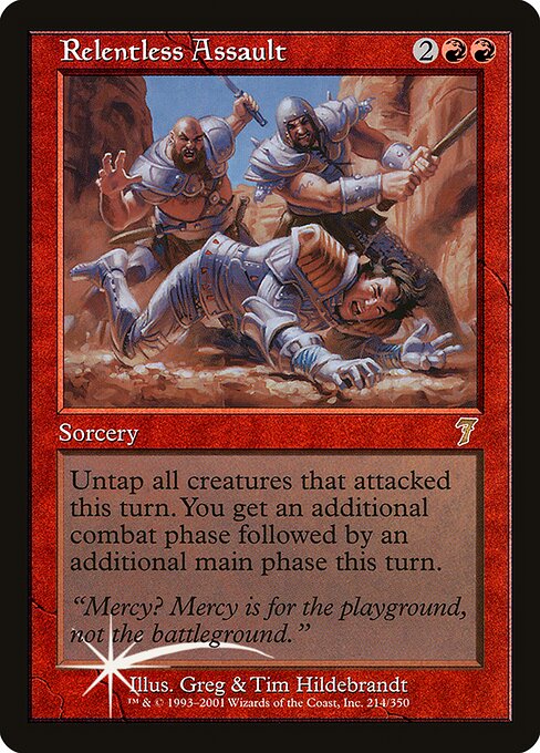 Magic the Gathering Card - Relentless Assault - MTG Circle