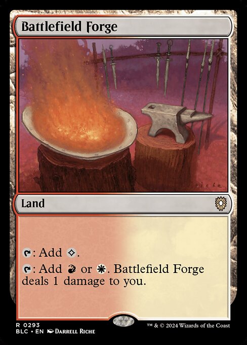 Magic the Gathering Card - Battlefield Forge - MTG Circle