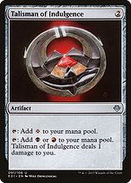 Magic the Gathering Card - Talisman of Indulgence - MTG Circle