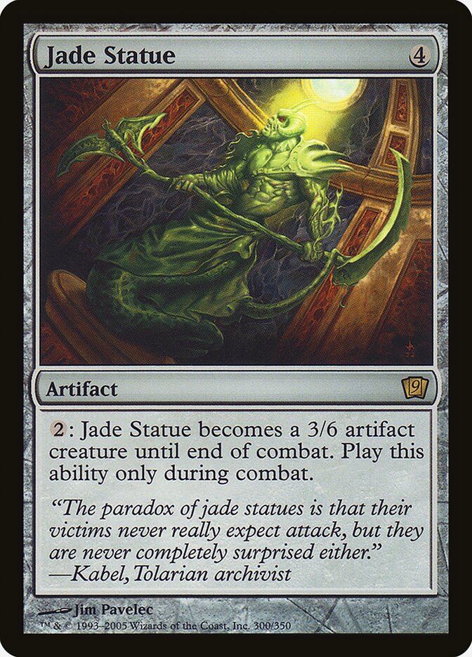 Magic the Gathering Card - Jade Statue - MTG Circle