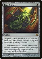 Magic the Gathering Card - Jade Statue - MTG Circle