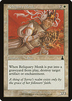 Magic the Gathering Card - Reliquary Monk - MTG Circle