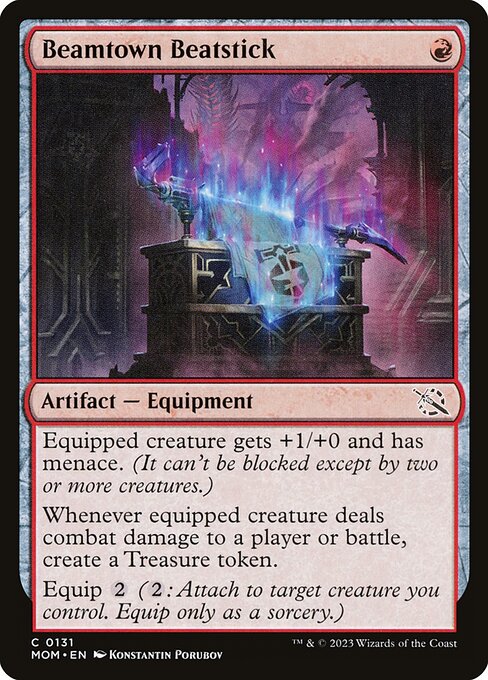 Magic the Gathering Card - Beamtown Beatstick - MTG Circle