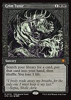 Magic the Gathering Card - Grim Tutor - MTG Circle