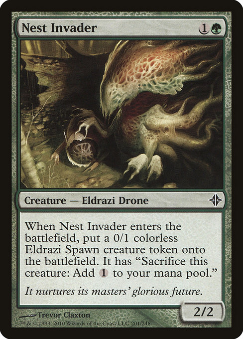Magic the Gathering Card - Nest Invader - MTG Circle