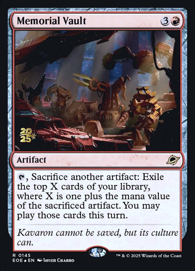 Magic the Gathering Card - Memorial Vault - MTG Circle