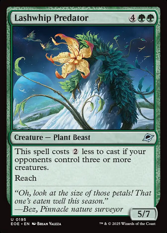 Magic the Gathering Card - Lashwhip Predator - MTG Circle