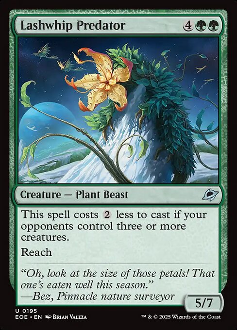 Magic the Gathering Card - Lashwhip Predator - MTG Circle